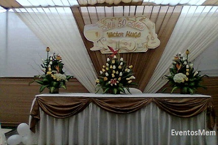 mesa larga para buffet