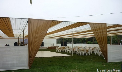 mobiliario toldo para eventos fiestas